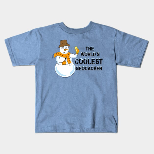 World's Coolest Geocacher Kids T-Shirt by Barthol Graphics